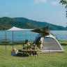 Палатка NATUREHIKE ANGO AUTOMATIC CNK2550WS010 большая, бежевая с коричневым 6975641887799